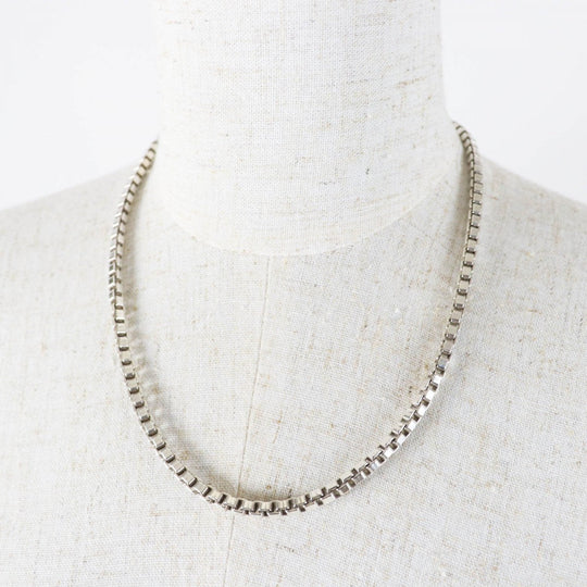 TIFFANY&Co. Necklace Main�FSV925 Silver Venetian necklace mens(Unisex) Used Authentic