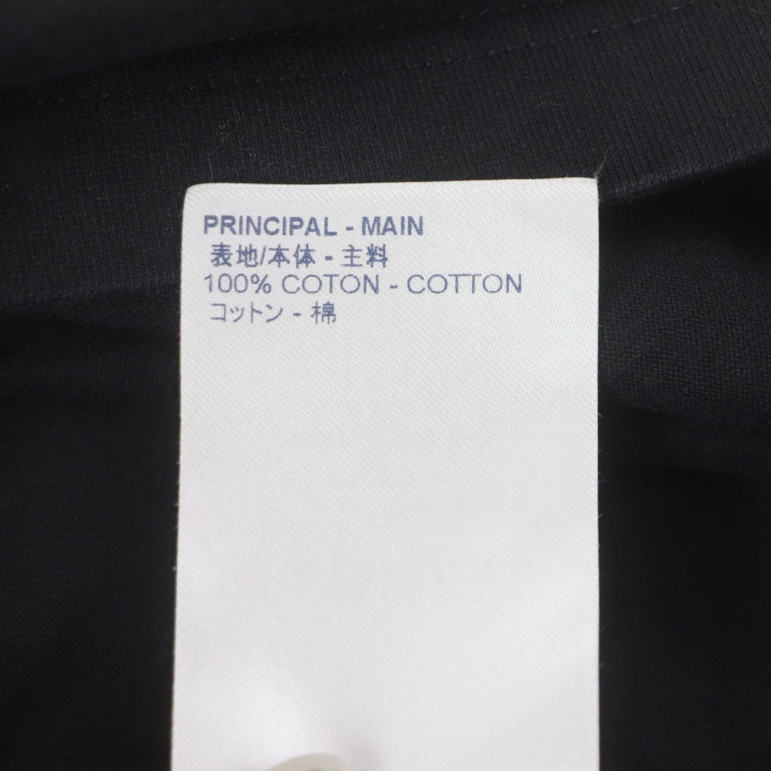 LOUIS VUITTON Short sleeve T-shirt Main: 100% cotton black mens XS Used Authentic