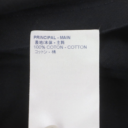 LOUIS VUITTON Short sleeve T-shirt Main: 100% cotton black mens XS Used Authentic