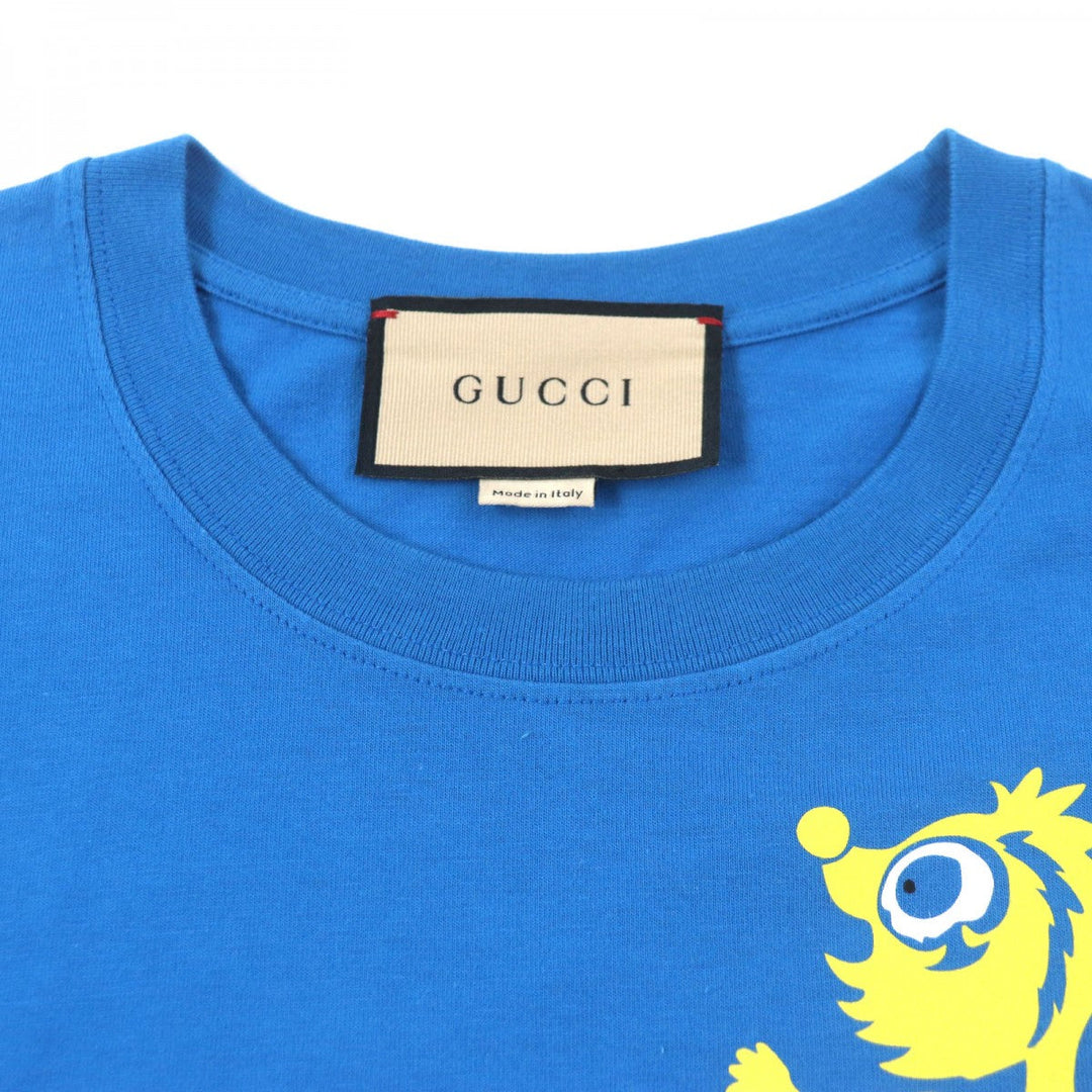 GUCCI Short sleeve T-shirt 548334 cotton blue S