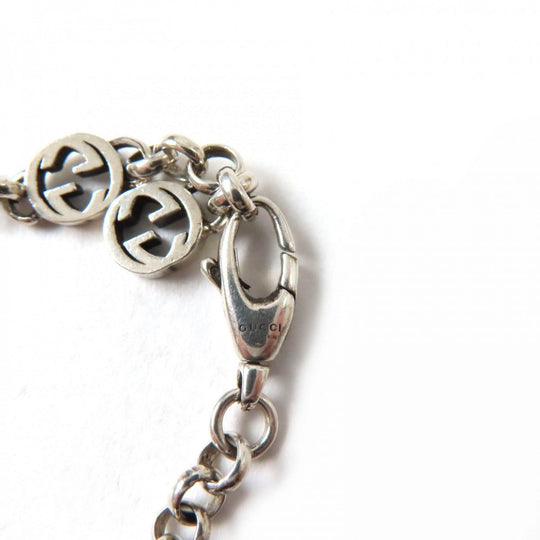 GUCCI bracelet Main: SV925, Part: Colored stones Silver Women 18 Used Authentic