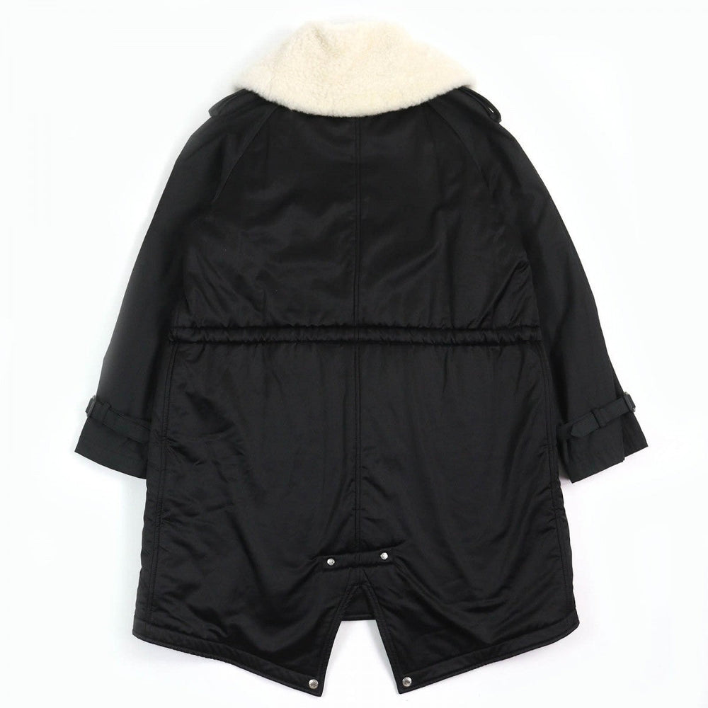 Alexander McQueen coat 614816 Rayon,cotton black mens 48 Used Authentic