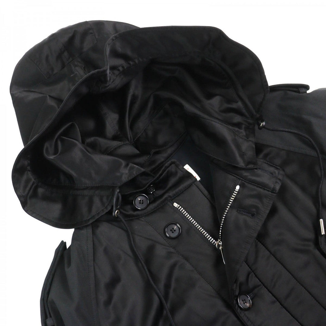Alexander McQueen coat 614816 Rayon,cotton black mens 48 Used Authentic