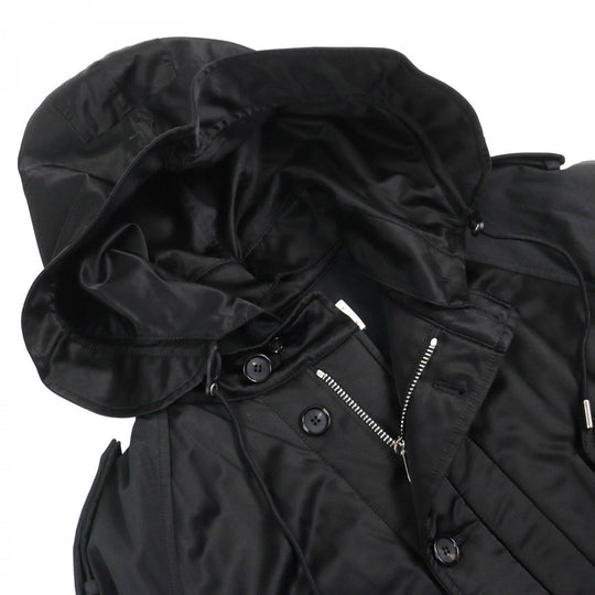 Alexander McQueen coat 614816 Rayon,cotton black mens 48 Used Authentic