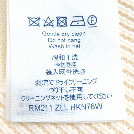 LOUIS VUITTON knit wool Off White Black Red XXL