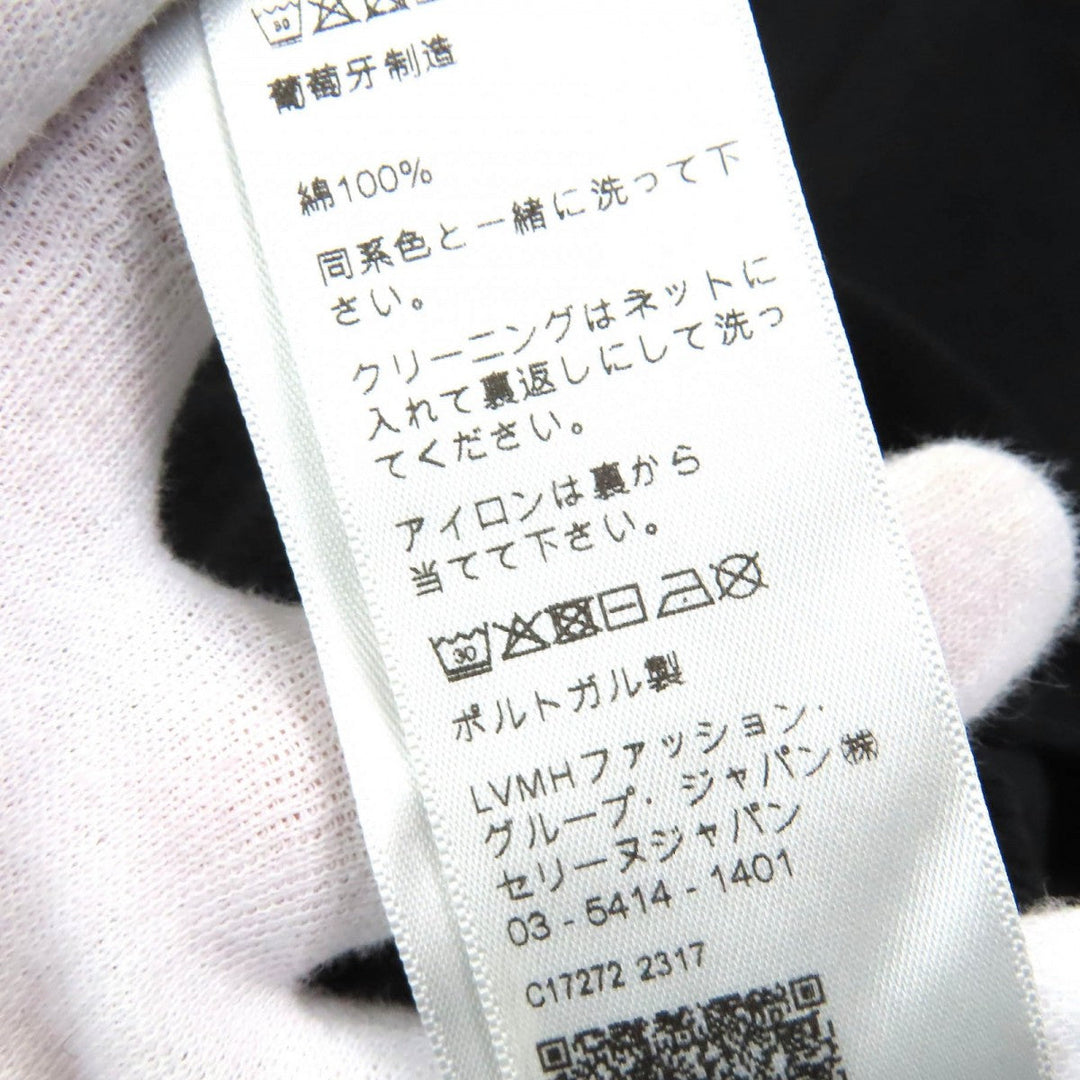 CELINE Hoodie 2Y99D670Q Main: 100% cotton Black White mens L Used Authentic