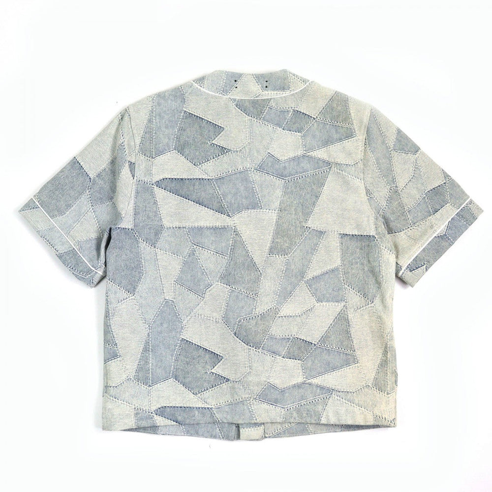 AMIRI Short sleeve shirt 150712 cotton Indigo blue mens M Used Authentic