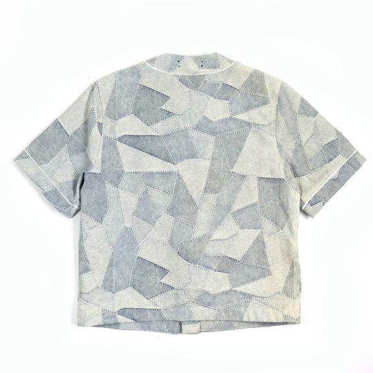 AMIRI Short sleeve shirt 150712 cotton Indigo blue mens M Used Authentic