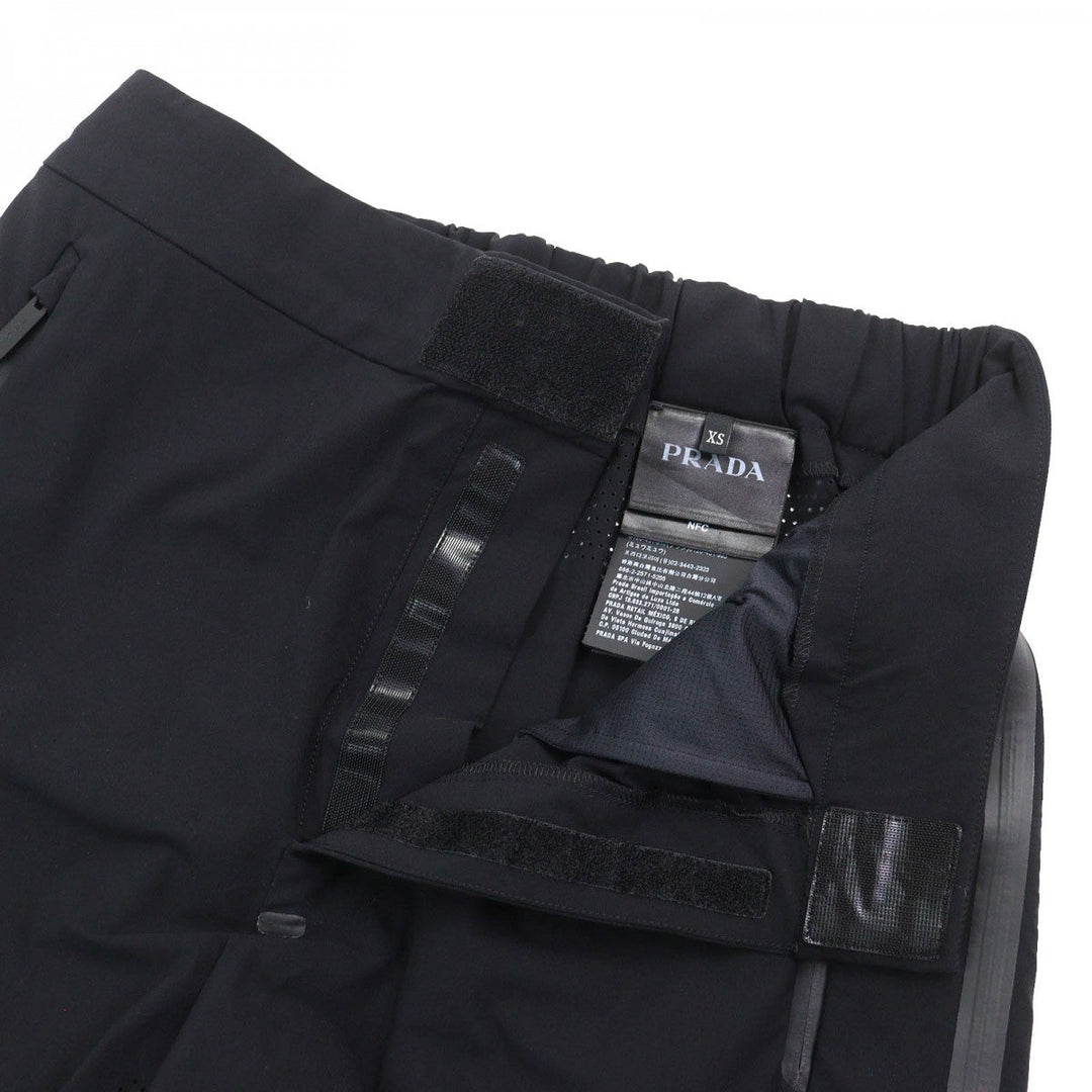 PRADA Shorts UB367 Outer: 67% polyamide, Outer: 33% elastane, Lining: 86% polyamide, Lining: 14% elastane black Stretch Re-Nylon Swimwear mens XS Used Authentic
