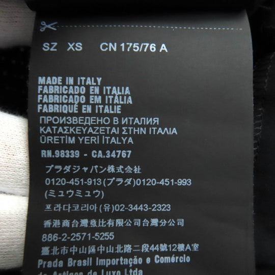 PRADA Shorts UB367 Outer: 67% polyamide, Outer: 33% elastane, Lining: 86% polyamide, Lining: 14% elastane black Stretch Re-Nylon Swimwear mens XS Used Authentic