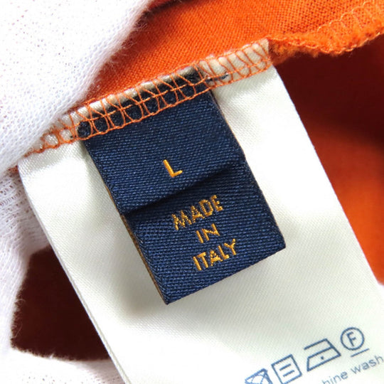 LOUIS VUITTON Short sleeve T-shirt HAY50W Main: 100% cotton Orange mens L Used Authentic