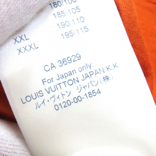 LOUIS VUITTON Short sleeve T-shirt HAY50W Main: 100% cotton Orange mens L Used Authentic