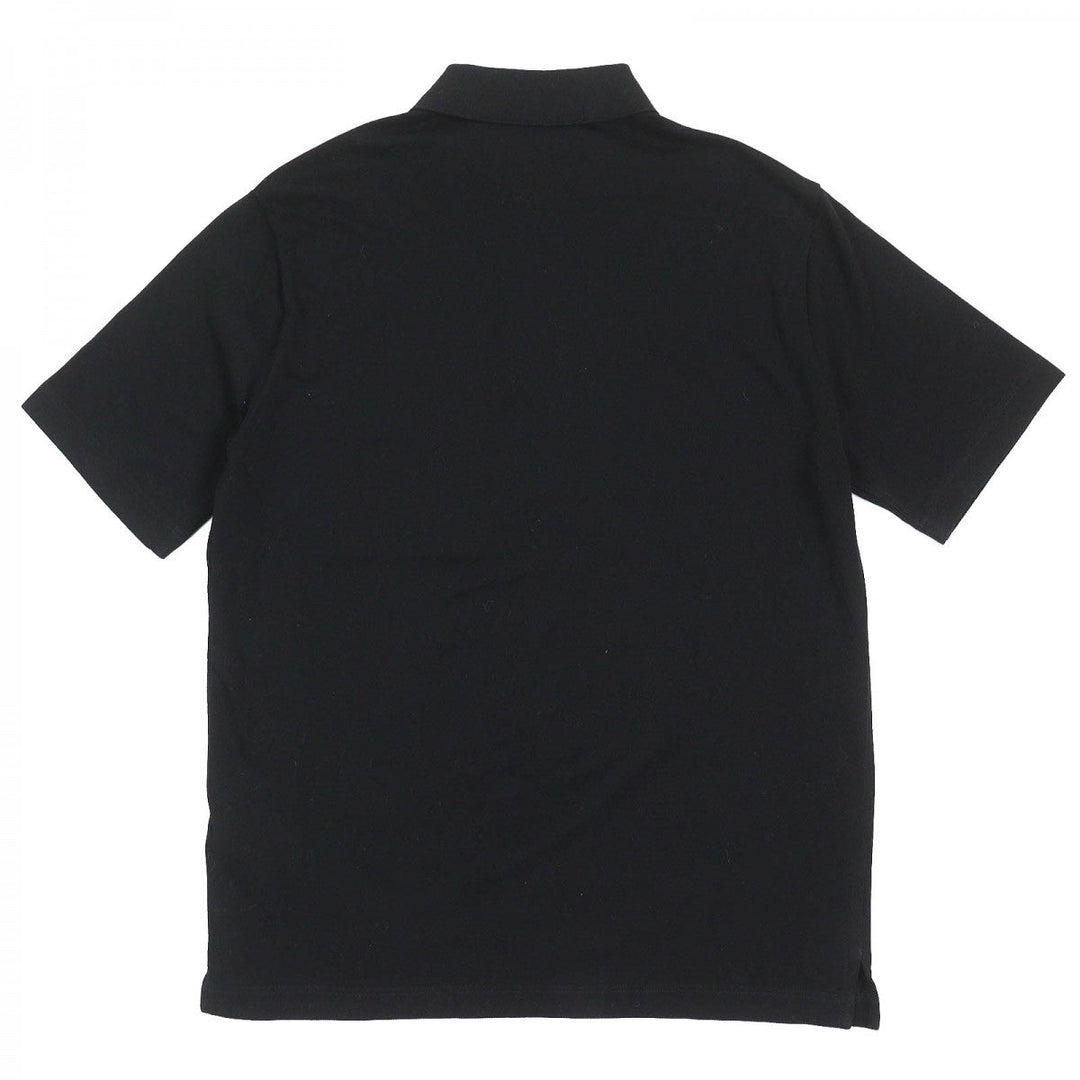 HERMES Short sleeve polo shirt cotton black S