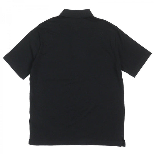 HERMES Short sleeve polo shirt cotton black S