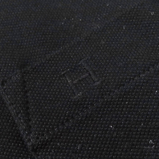 HERMES Short sleeve polo shirt cotton black S