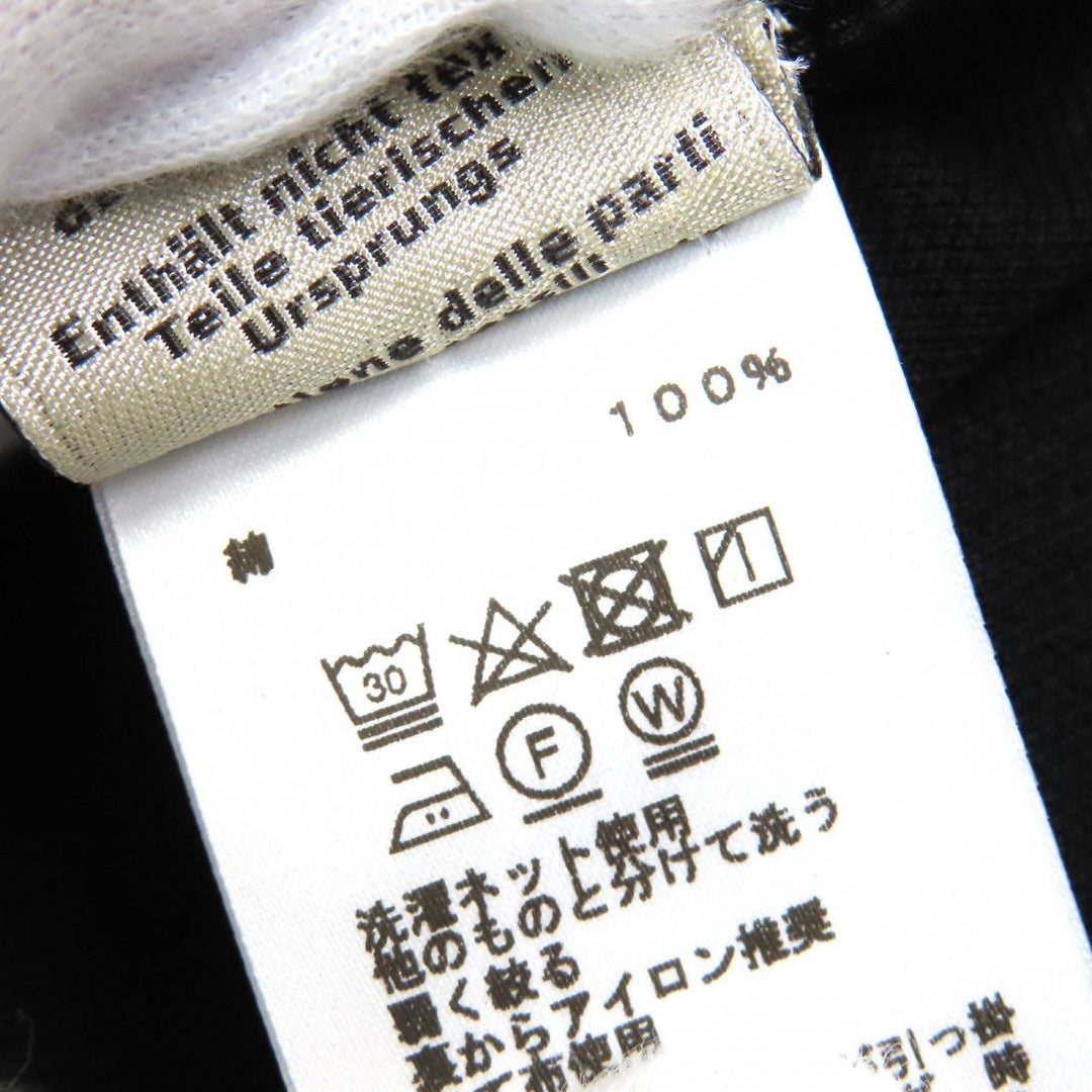 HERMES Short sleeve polo shirt cotton black S