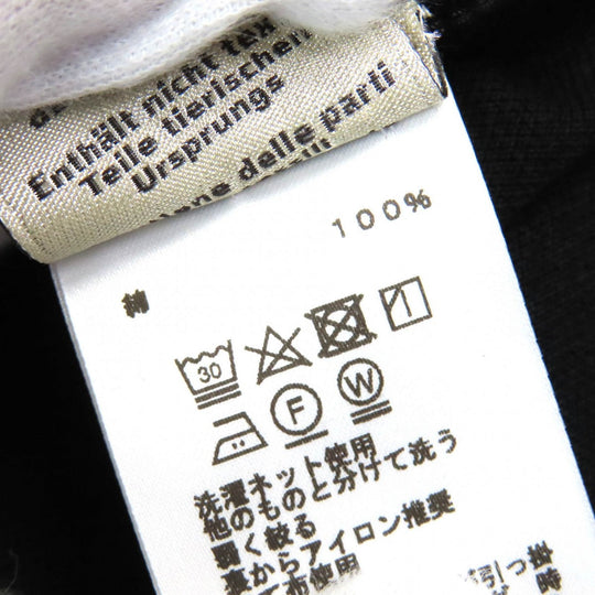 HERMES Short sleeve polo shirt cotton black S