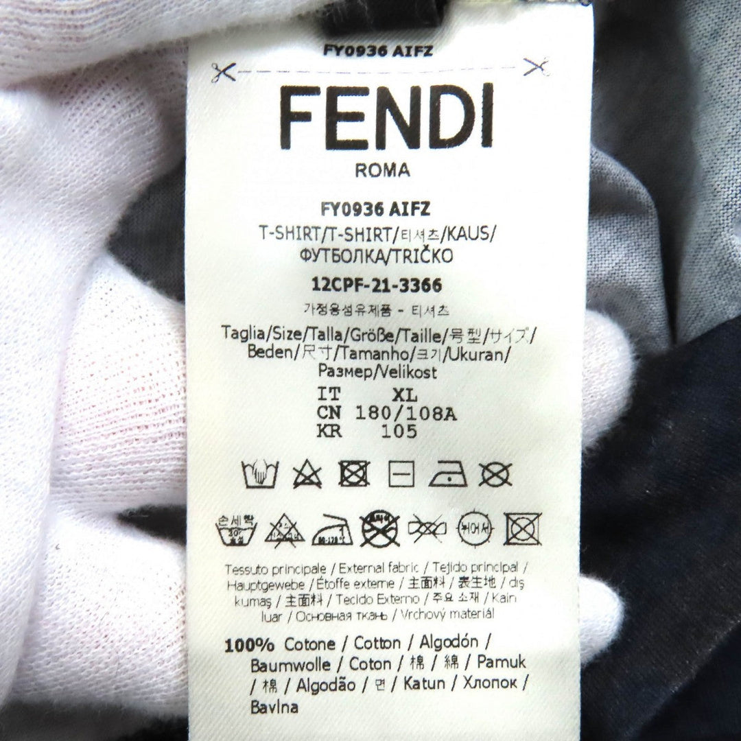 FENDI Short sleeve T-shirt FY0936 cotton multicolor XL