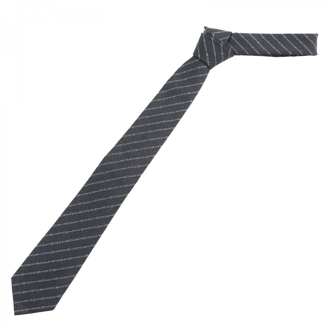GUCCI tie Main: 100% wool, Lining: 60% cupra, Lining: 40% silk Dark gray mens Used Authentic
