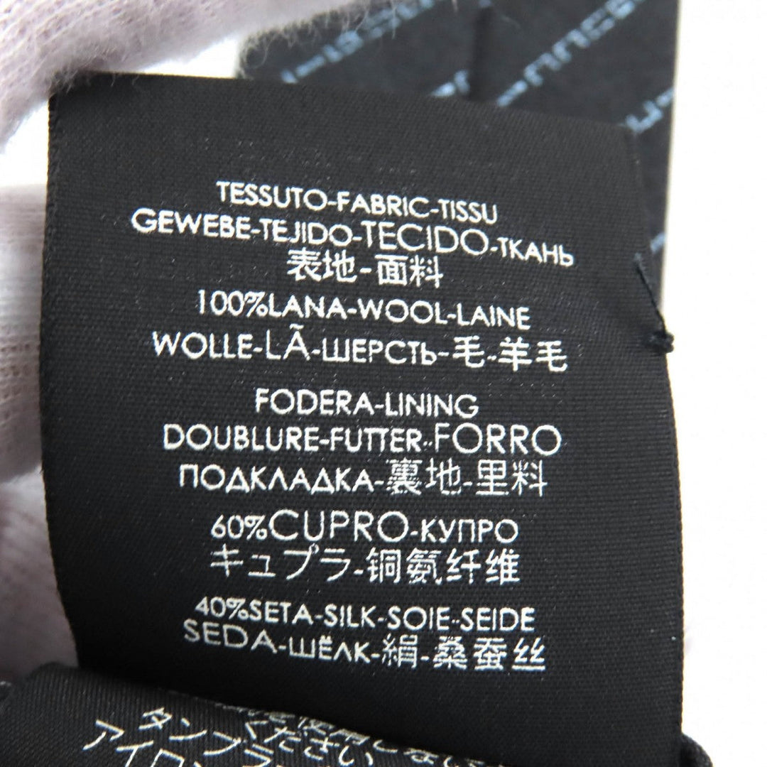 GUCCI tie Main: 100% wool, Lining: 60% cupra, Lining: 40% silk Dark gray mens Used Authentic