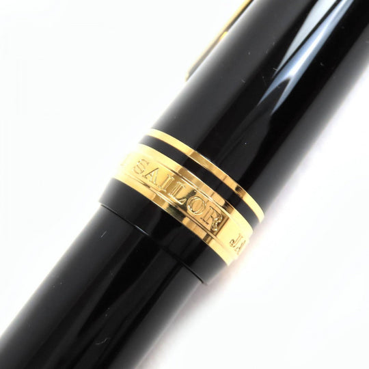 SAILOR fountain pen Nib: 21K Black gold Profit mens Used Authentic