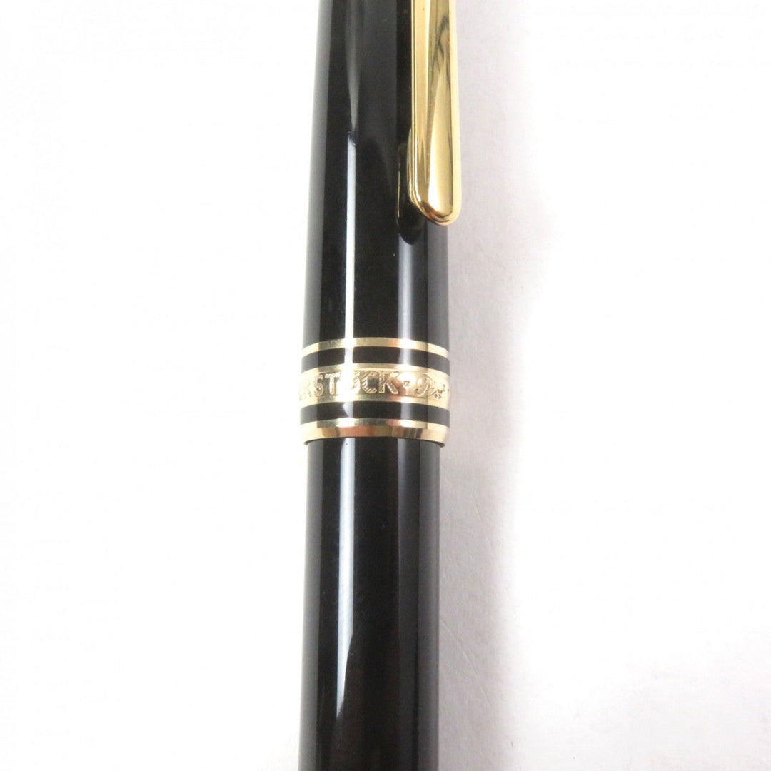 MONTBLANC Ballpoint pen Resin, Gold Plated black Meisterstck Classic mens Used Authentic