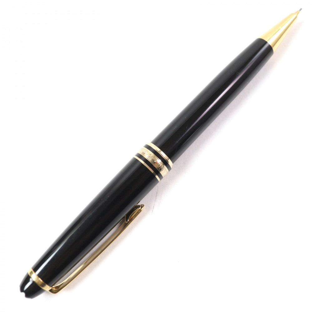 MONTBLANC mechanical pencil Resin, Gold Plated black Meisterstck Classic mens Used Authentic
