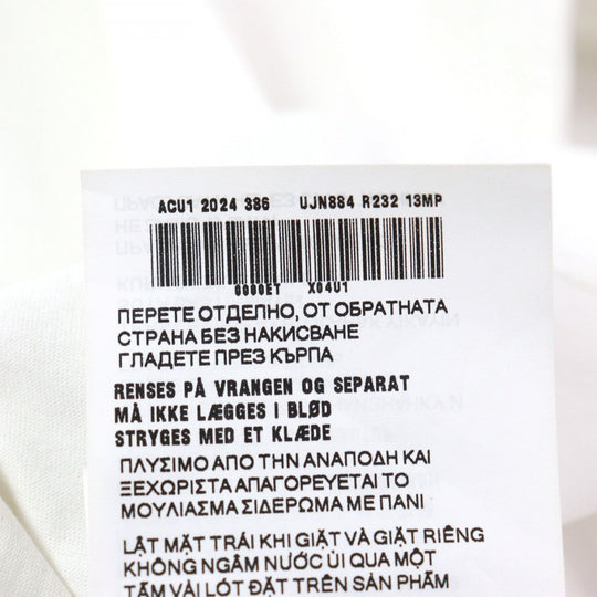 PRADA Short sleeve T-shirt UJN884 Main: 100% cotton white mens XS Used Authentic