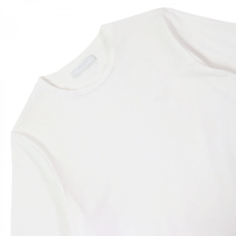 PRADA Short sleeve T-shirt UJN884 Main: 100% cotton white mens XS Used Authentic