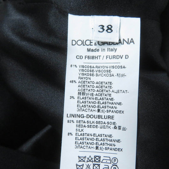 DOLCE&GABBANA one piece Rayon black 38
