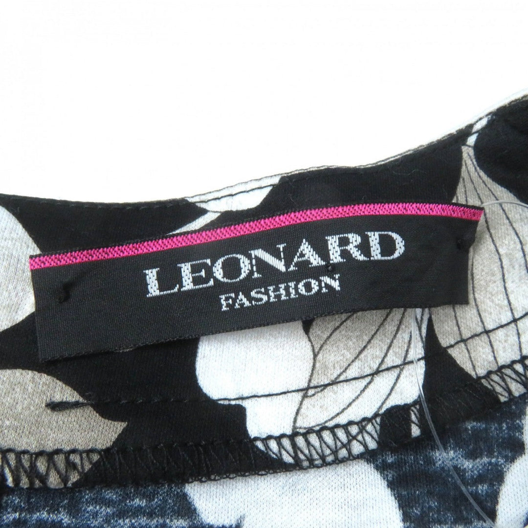 LEONARD FASHION Short sleeve T-shirt cotton black 42