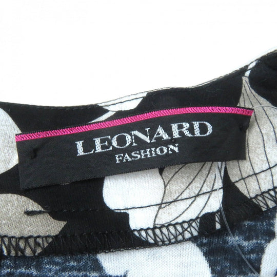 LEONARD FASHION Short sleeve T-shirt cotton black 42