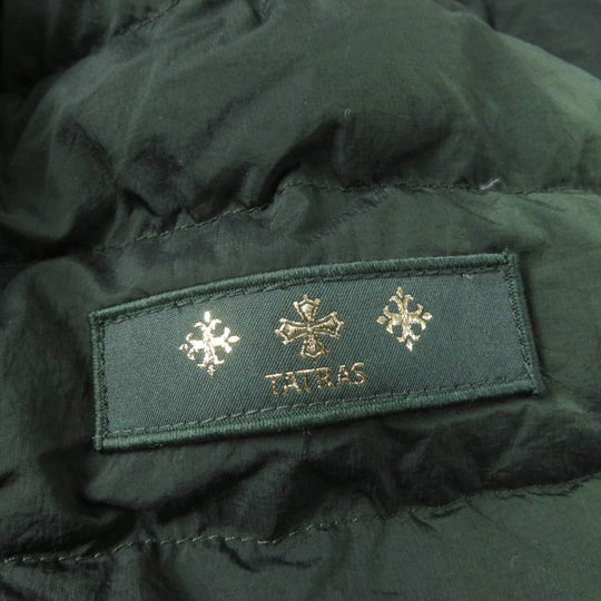TATRAS Down jacket LTA20A4692 Main: 100% nylon, Filling: 90% down, Filling: 10% feather, Lining: 100% nylon, Fur: raccoon khaki MALE Women Used Authentic