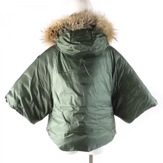 TATRAS Down jacket LTA20A4692 Main: 100% nylon, Filling: 90% down, Filling: 10% feather, Lining: 100% nylon, Fur: raccoon khaki MALE Women Used Authentic