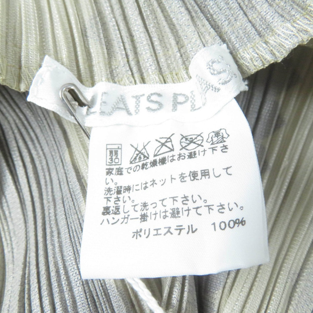 PLEATS PLEASE Cut PP33-JT654 polyester Blue Beige type 3