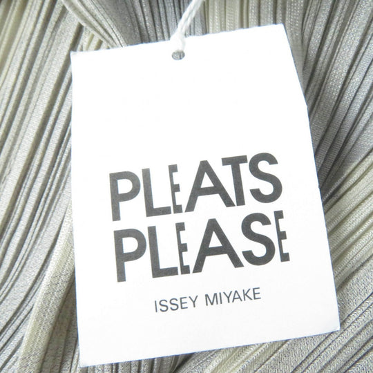 PLEATS PLEASE Cut PP33-JT654 polyester Blue Beige type 3