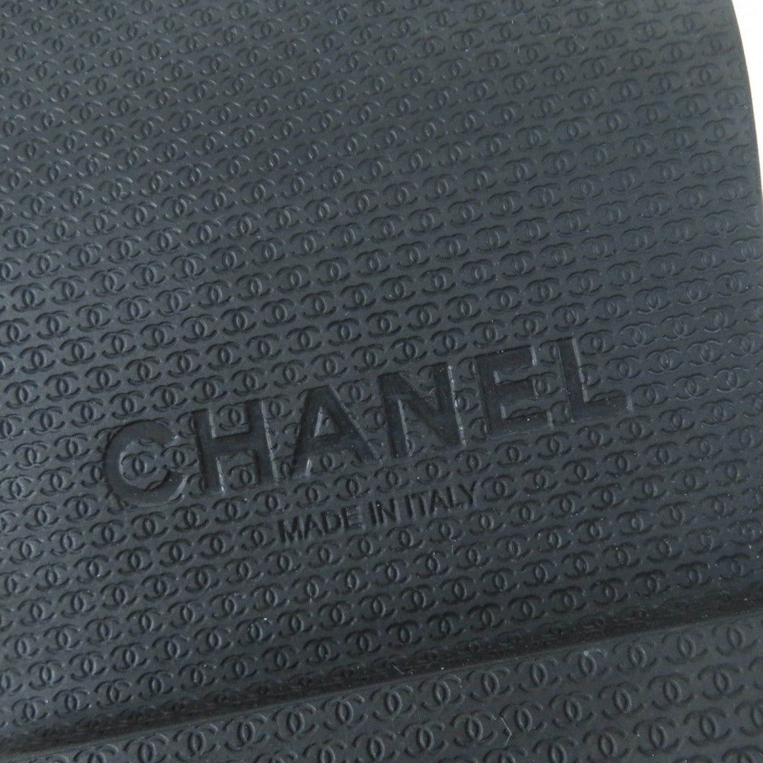 CHANEL short boots G38185 Main: Leather, Part: Suede leather black Women 36.5 Used Authentic