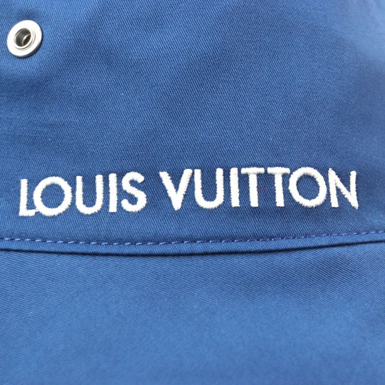 LOUIS VUITTON hat M78772 Outer: 100% cotton, Lining: 100% cotton blue Bucket Hat Monogram Essential mens Used Authentic