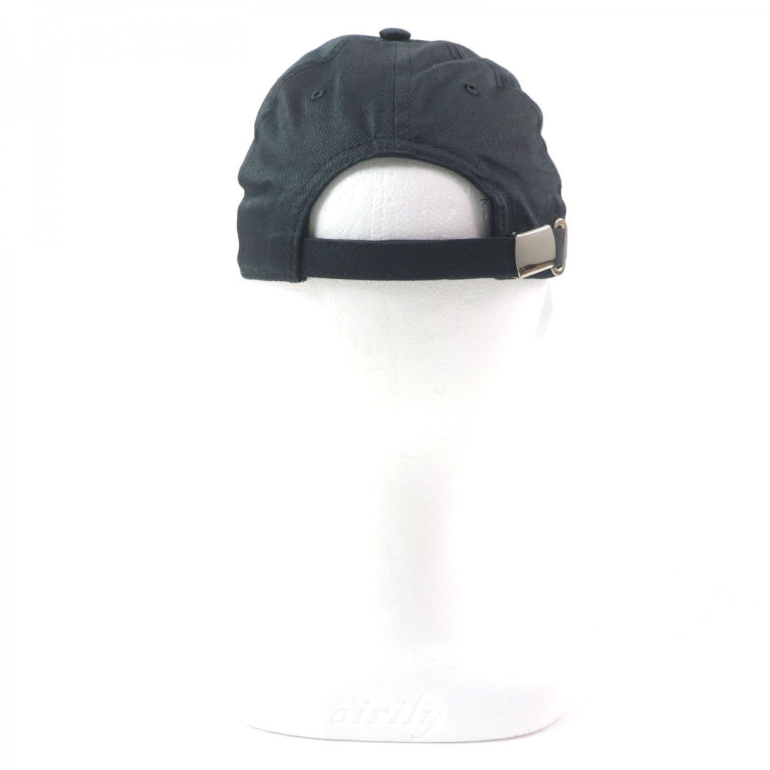 BALENCIAGA cap Main: 100% cotton, part: 50% rayon, part: 50% cotton black mens L Used Authentic