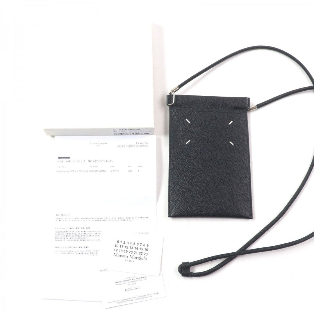 Maison Margiela Shoulder Bag SA1VZ002 Main: Leather black mens Used Authentic