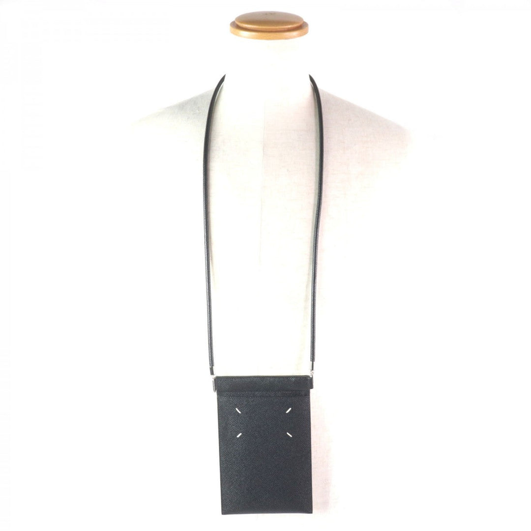 Maison Margiela Shoulder Bag SA1VZ002 Main: Leather black mens Used Authentic