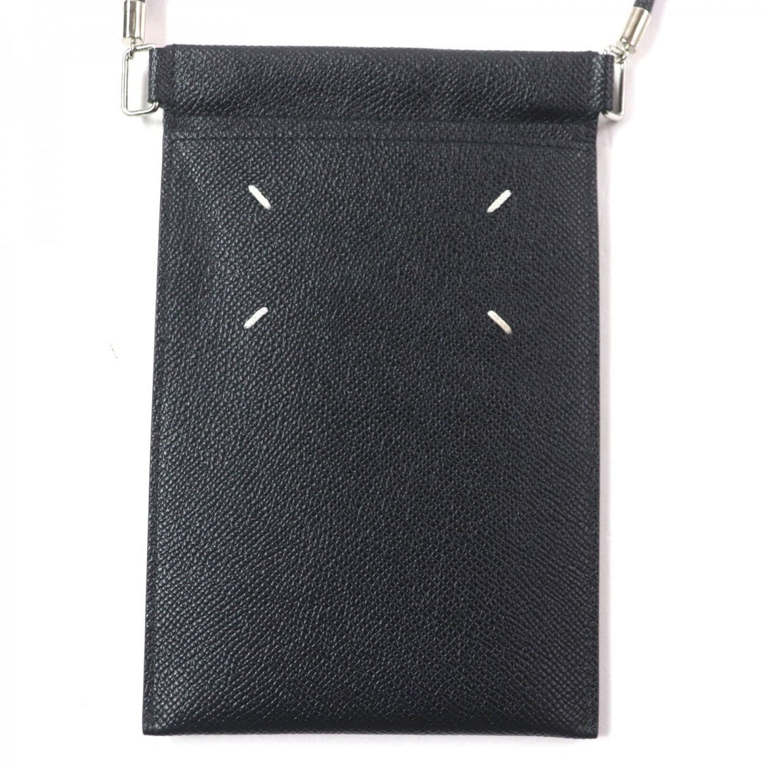 Maison Margiela Shoulder Bag SA1VZ002 Main: Leather black mens Used Authentic