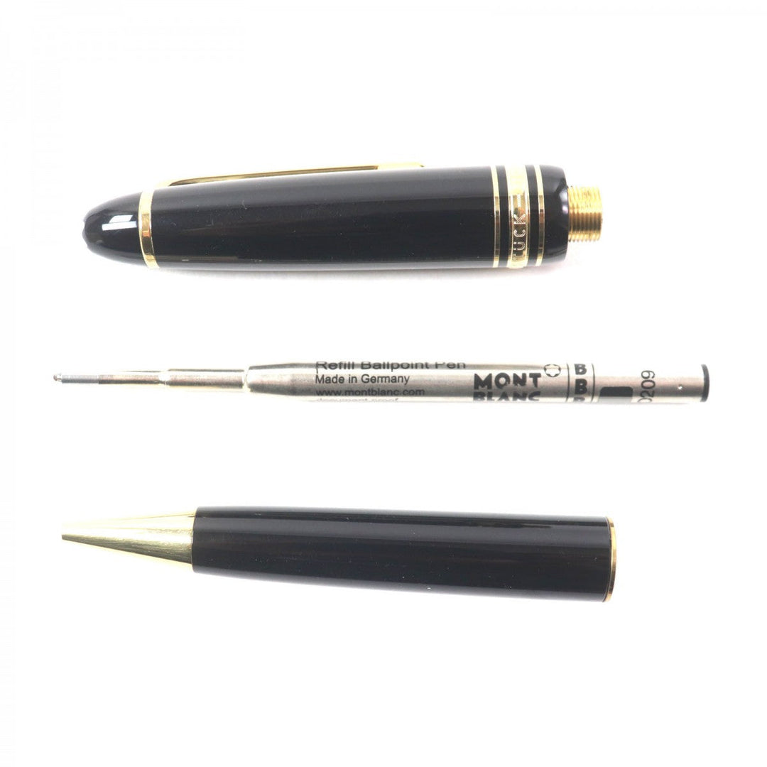 MONTBLANC Ballpoint pen 10456 Precious resin black Meisterstckle Grand mens Used Authentic
