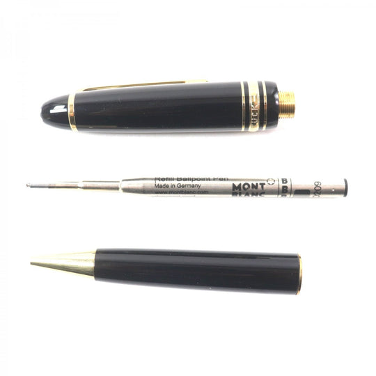 MONTBLANC Ballpoint pen 10456 Precious resin black Meisterstckle Grand mens Used Authentic