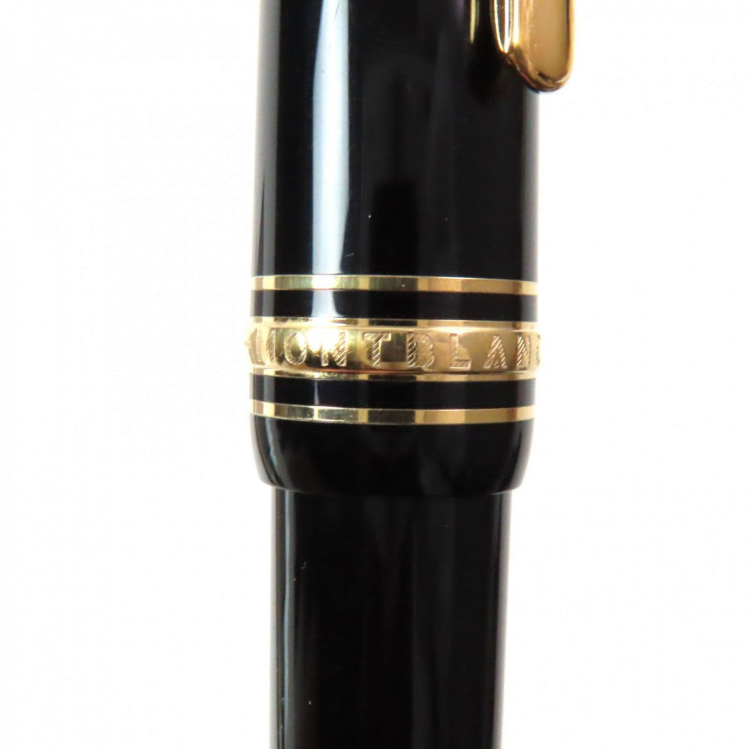 MONTBLANC Ballpoint pen 10456 Precious resin black Meisterstckle Grand mens Used Authentic