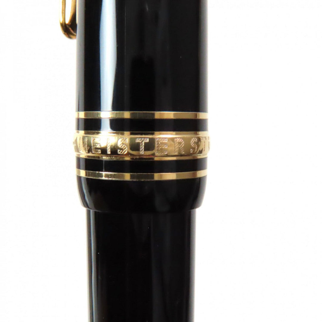 MONTBLANC Ballpoint pen 10456 Precious resin black Meisterstckle Grand mens Used Authentic