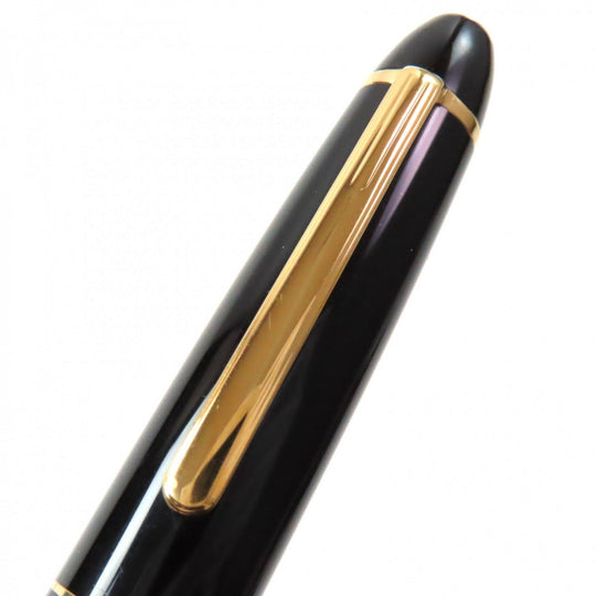 MONTBLANC Ballpoint pen 10456 Precious resin black Meisterstckle Grand mens Used Authentic