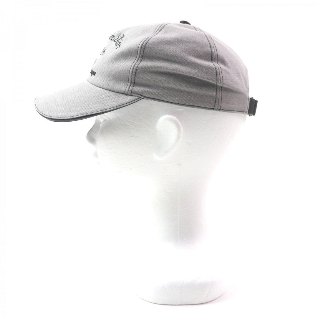 Dior HOMME cap 243C904A4511 Outer: 100% cotton, Lining: 100% cotton, Leather part: 100% sheepskin, Part: 100% rayon, Part: 100% polyester gray Atelier mens S Used Authentic