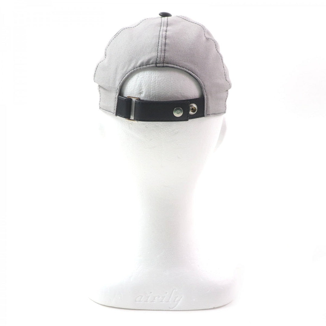 Dior HOMME cap 243C904A4511 Outer: 100% cotton, Lining: 100% cotton, Leather part: 100% sheepskin, Part: 100% rayon, Part: 100% polyester gray Atelier mens S Used Authentic