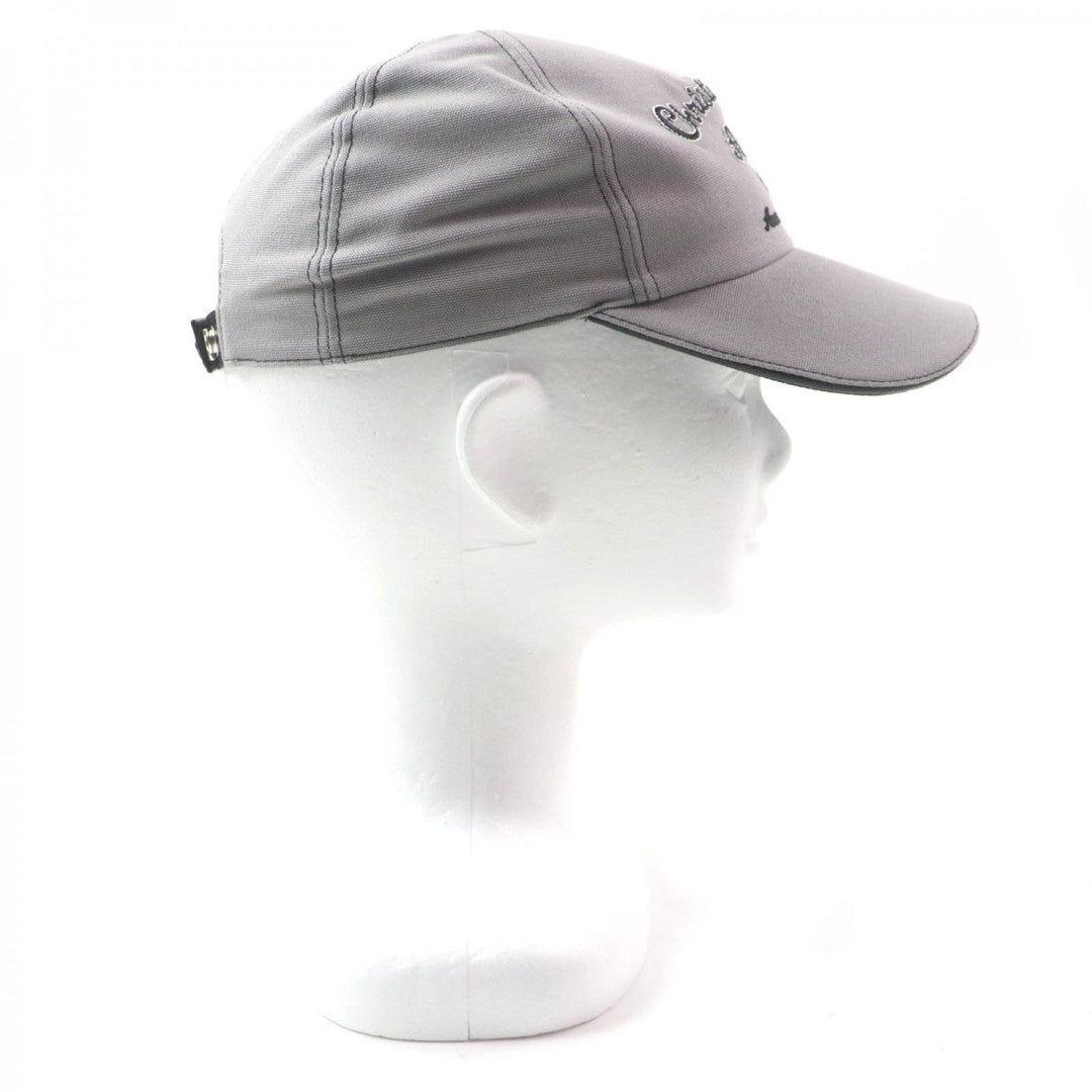 Dior HOMME cap 243C904A4511 Outer: 100% cotton, Lining: 100% cotton, Leather part: 100% sheepskin, Part: 100% rayon, Part: 100% polyester gray Atelier mens S Used Authentic